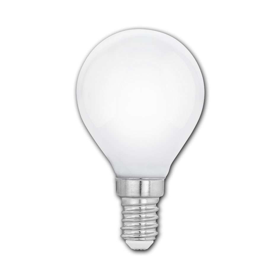 Bild von LED Filament Kugellampe / 470 Lumen / 4W / E14 / 220-240V / 360° / 2.700K Warmweiß