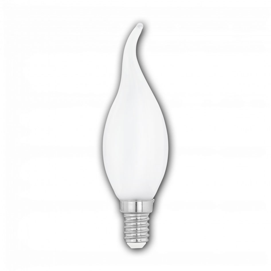 Bild von LED Filament Windstoßkerze opal / 470 lm / 4W / E14 / 220-240V / 2.700K / 830 ww matt