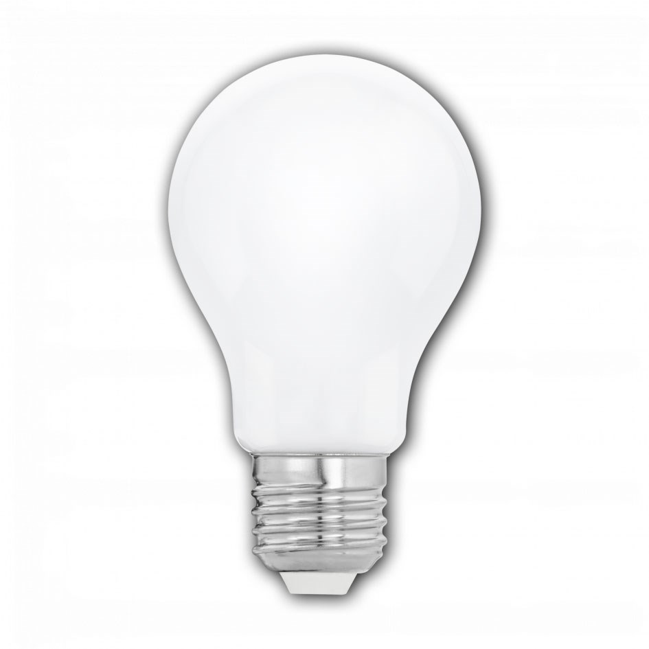 Bild von LED Filament Glühlampe A60  / 806 Lumen / 7W / E27 / 220-240V / 360° / 2.700K / Warmweiß opal