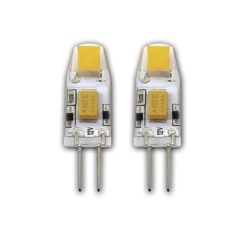 Bild von 2er Packung LED Stiftsockellampen / 200 Lumen / 1,8W / G4 / 2.700 / ww dimmbar