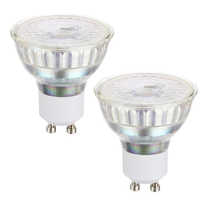 Bild von 2er Packung Reflektorlampen Spot 38° / 400 Lumen / COB 4,5W / GU10 / 230V / 3.000K / Warmweiß