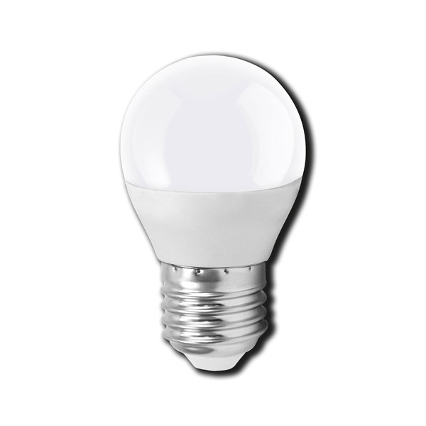 Bild von LED Kugellampe G45 / 470 Lumen / 4,9W / E27 / 220-240V / 3.000K / Warmweiß opal