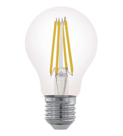 Bild von LED Filament Glühlampe A60 / 806 Lumen / 7,5W / E27 / 220-240V / 2.700 K / Warmweiß klar dimmbar