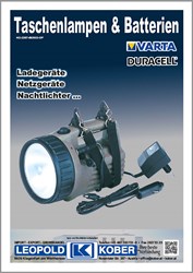 Bild von Katalog Taschenlampen und Batterien
