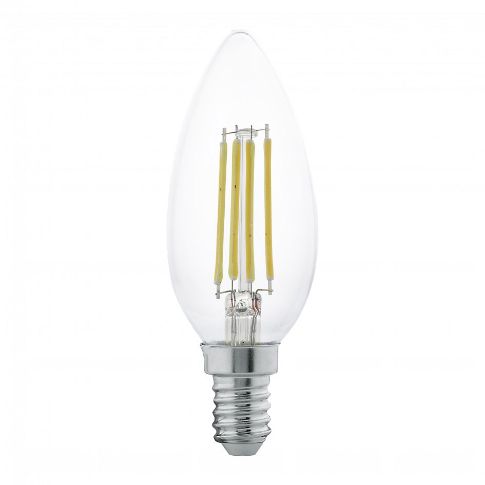 Bild von LED-Filament-Kerzenlampe C35 / 350lm / 2,5W / E14 / 220-240V / 2.700K / ww klar