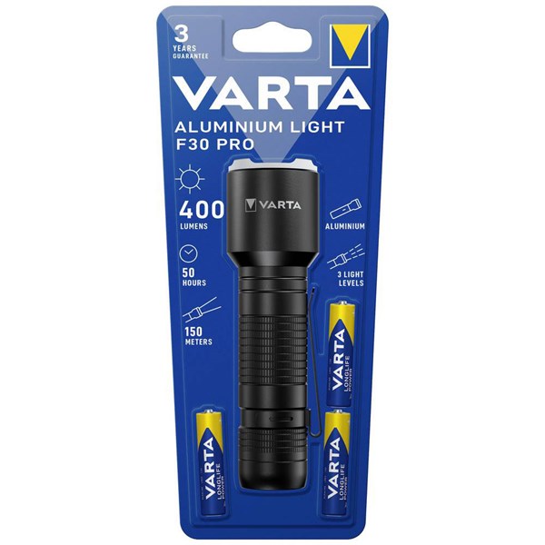 Bild von VARTA Aluminium Light F30 Pro / inkl. 3xAAA Longlife Power