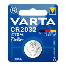 Bild von Varta Professional Electronics Knopfzelle Lithium 3,0 V / 230 mAh / 2032 / CR2032 - 1er Blister