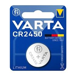 Bild von Varta Professional Electronics Knopfzelle Lithium 3,0 V / 570 mAh / 2450 / CR2450N / CR2450 - 1er Blister