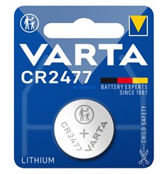 Bild von Varta Professional Electronics Knopfzelle Lithium 3,0 V / 850 mAh / CR2477N / CR2477 - 1er Blister