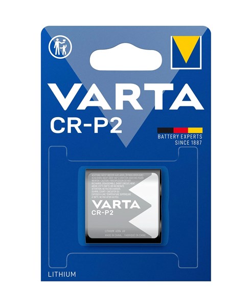 Bild von Varta Lithium Cylindrical Fotobatterie 6V / 1.450 mAh / 223 / 223/CRP2 / 06204 / CRP2 / CR-P2 - 1er Blister
