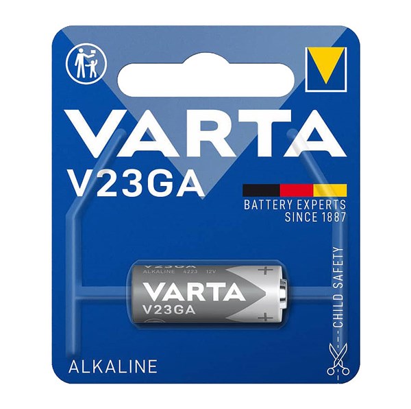 Bild von Varta Electronics Alkaline Special Batterie / 12V / 52 mAh / LRV08 / MN21 / 23A / A23 / V23GA - 1er Blister