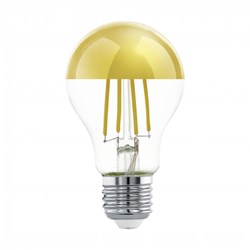 Bild von LED Filament Kopfspiegellampe A60 gold / 806 lm / 7,3W / E27 / 220-240V / 2.700K / ww
