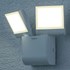 Bild von LED-Strahler 2-flammig weiß / 2x900 lm / 17W / 230 V / 4.000K / IP55 / dreh- und schwenkbar, Bild 2