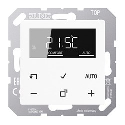 Bild von Jung LB-Management Temperatur Regler mit Display / alpinweiß