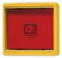 Bild von Abdeckung mit Glasscheibe und roter Wippe mit rotem Lichtaustrittsfenster für alle wassergeschützten AP-Schalter und -Taster / gelb, Bild 1