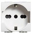 Bild von LivingLight Schuko-Steckdose mit Berührungsschutz 2P+E / für Schuko- und italienische Stecker, Bild 1