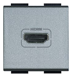 Bild von Bticino Anschlussdose HDMI 2-modulig / Farbe Tech
