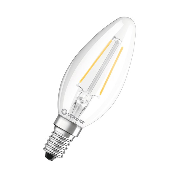 Bild von LED Filament Kerzenlampe CLASSIC B25 / 250lm / 2,5W / E14 / 220-240V / 300° / 2.700K / 827 ww klar
