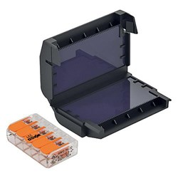 Bild von Easy-Protect Gelbox Größe 2 | schwarz mit WAGO COMPACT-Verbindungsklemme 221-415