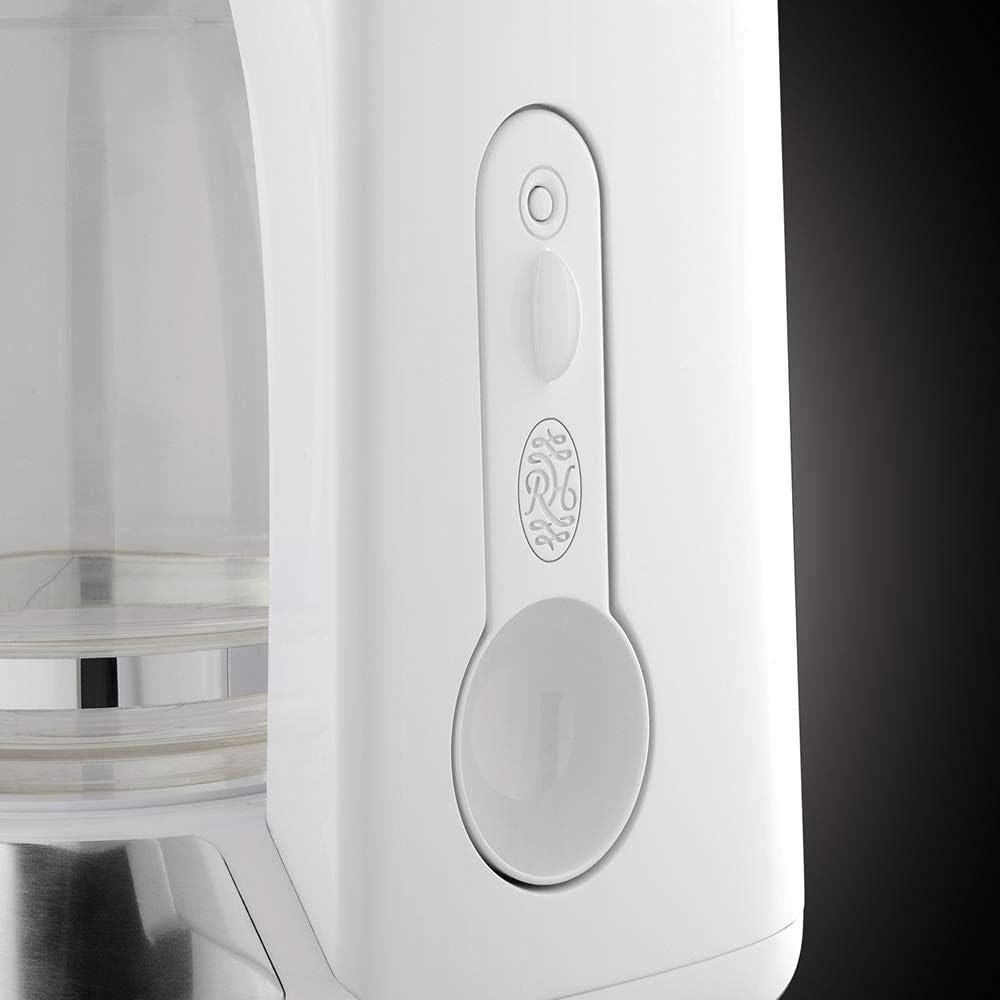 Kober. Inspire White Digitale Glas-Kaffeemaschine für 10 Tassen
