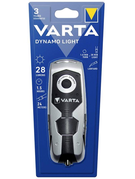 Bild von Varta Dynamo Light aus ABS-Kunststoff mit 3 weißen 5 mm LED`s / Art. 17680