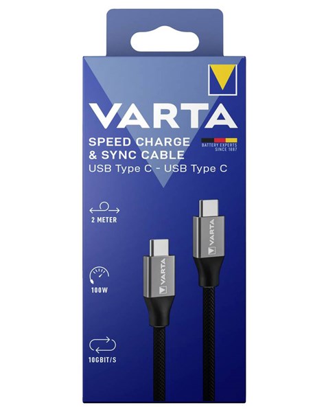 Bild von Varta Speed Charge & Sync Cable USB C to USB C