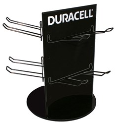 Bild von Duracell Thekendisplay 3x2x2 Spinner unbestückt für beispielsweise 7xAA / 10xAAA / 24xDL2032 / 10xMN21 / 7xDL123 Batterien