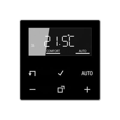 Bild von Jung HOME Raumthermostat-Display / Serie AS/A / schwarz