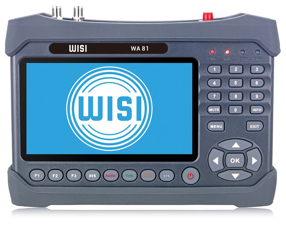 Bild von WISI Messgerät WA81 / DVB-S2, DVB-T/T2, DVB-C und optische Leistung