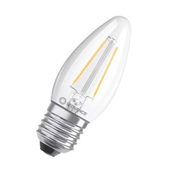 Bild von LED Filament Kerzenlampe Retrofit CLASSIC B DIM 40 CL / 470lm / 4,8W / E27 / 220-240V / 300° / 2.700K / 827 ww klar dimmbar