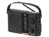 Bild von Tragbares Solar-Radio schwarz RA 7F25 BT / FM, AM, KW / Bluetooth / MP3-Player über USB und Micro SD, Bild 1