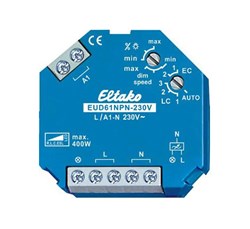 Bild von Eltako Universal-Dimmschalter EUD61NPN-230V elektronisch / Power MOSFET bis 400W