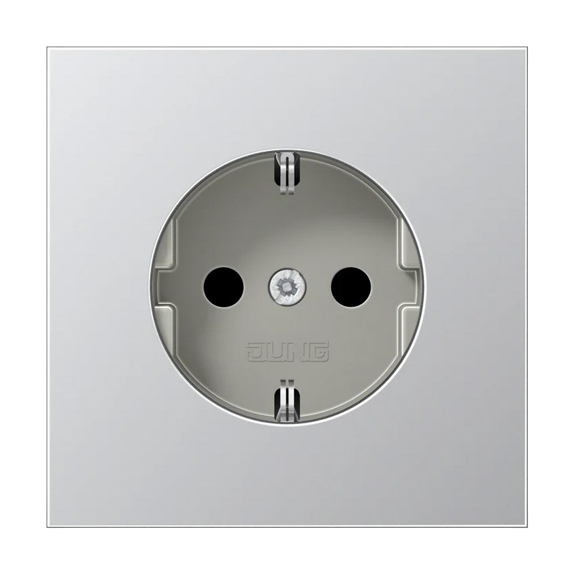 Bild von SCHUKO-Steckdose, 16 A 250 V~  / Serie LS Aluminium