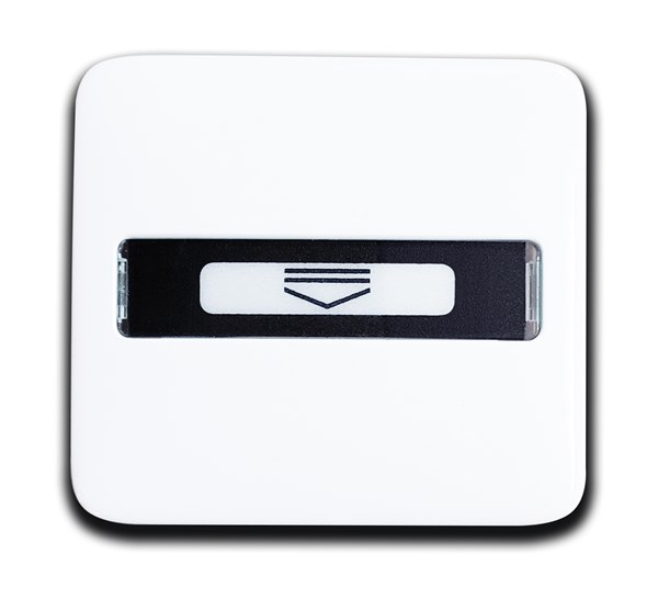 Bild von  Creo Abdeckung Hotel-Card-Schalter mit Beschriftungsfeld / ultraweiß