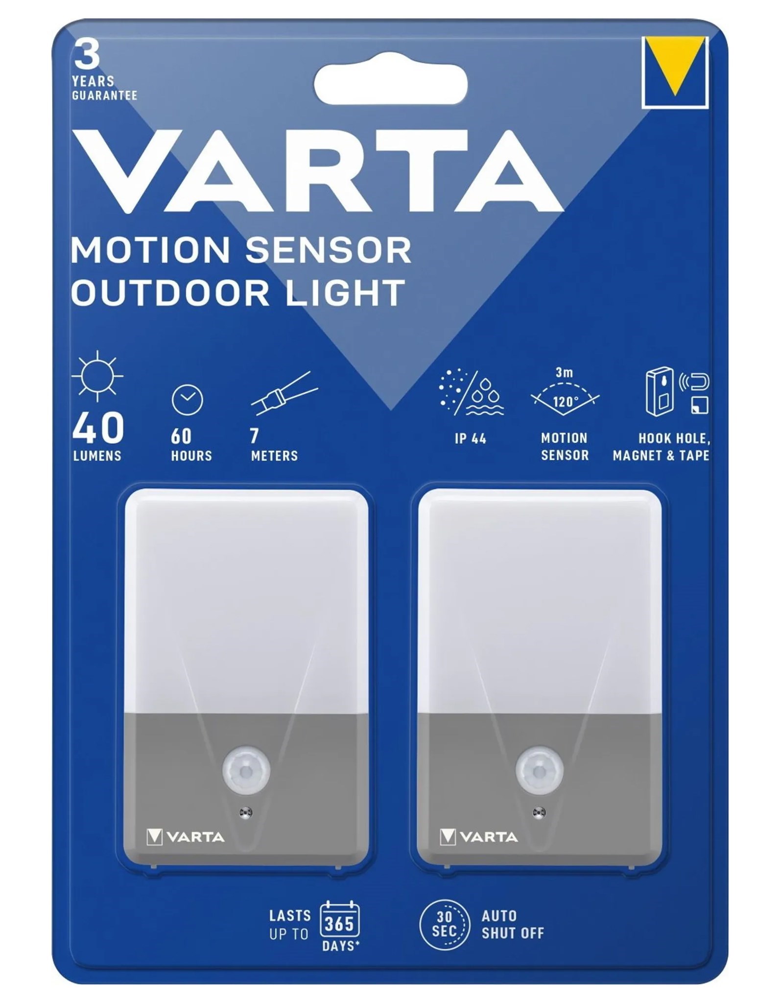 Bild von VARTA Motion Sensor Outdoor Light Twin Pack
