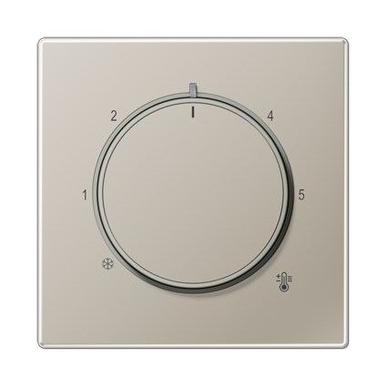 Bild von Jung Abdeckung Thermostat Serie LS / Edelstahl