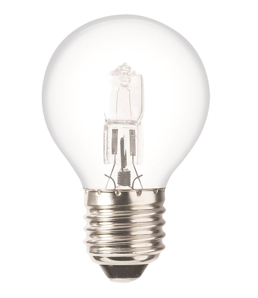 Bild von Halogen-Kugellampe Classic Eco Ball SV1 / 370lm / 28W / E27 / 240V / 2.800K ww / klar dimmbar