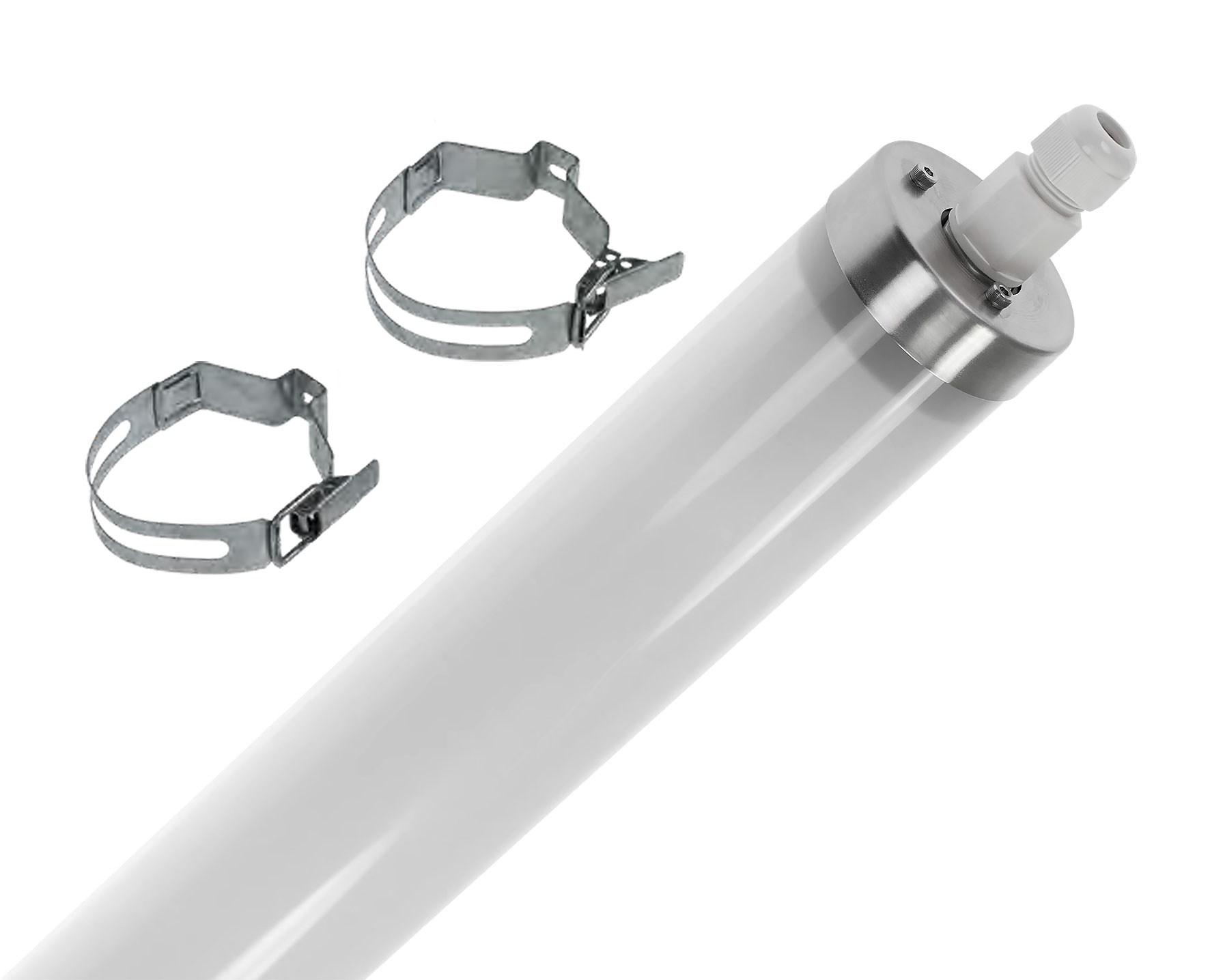 Bild von LED Freuchtraumleuchte Tubolin/1200 / 5.600lm / 35W / 840 nw / Inkl. Schnellmontageschellen / ammoniakbeständig / 70x1.190 mm / IP65 / IP69K