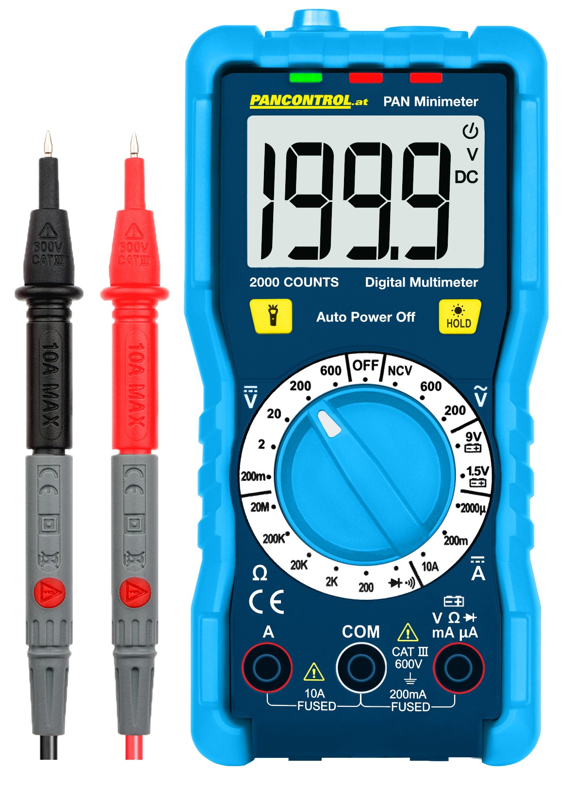 Bild von Digital-Multimeter CAT III / 600V / kontaktloser Spannungsprüfer