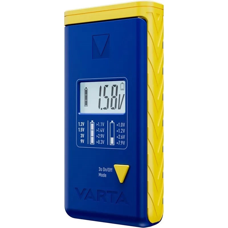 Bild von Varta LCD Batterie Tester inkl. 2 x V13GA mit LCD-Display - inkl. 2 Knopfzellen