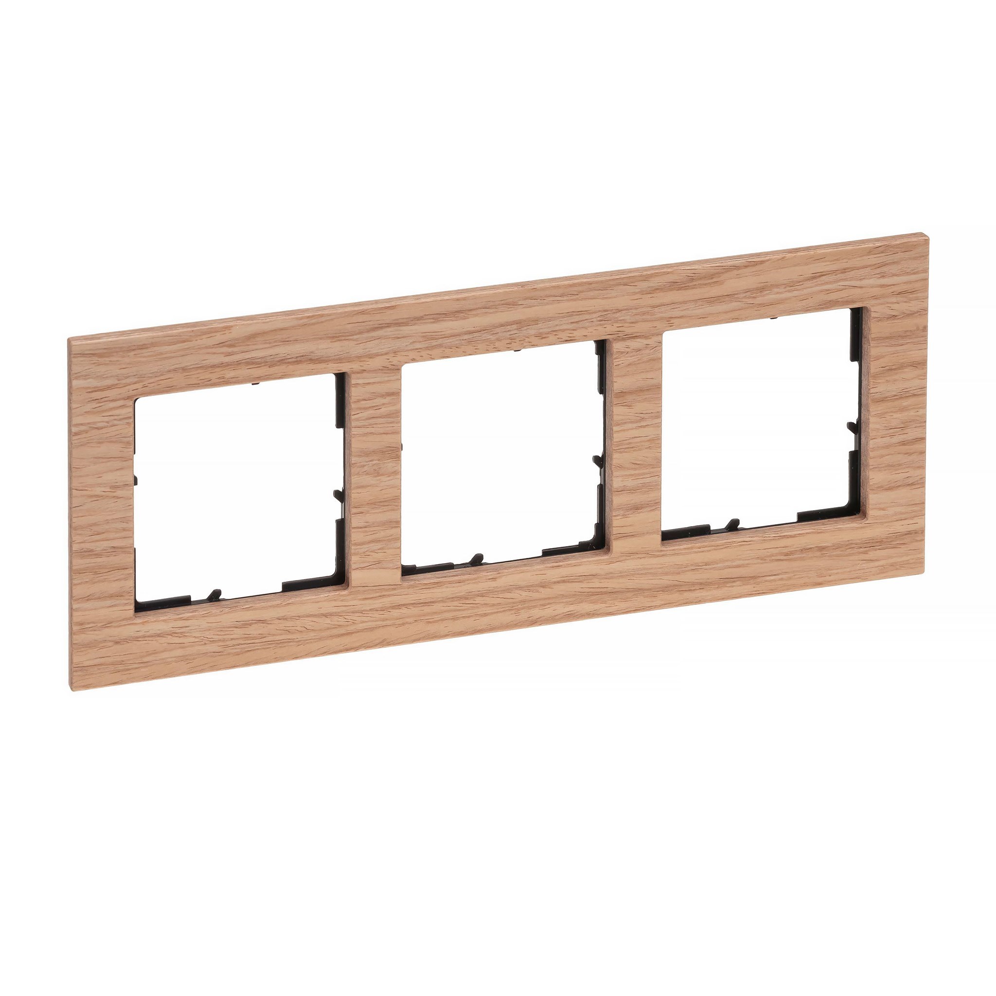 Bild von Legrand SEANO Natura Rahmen 3-fach / 90 x 232 mm / Eiche hellbraun