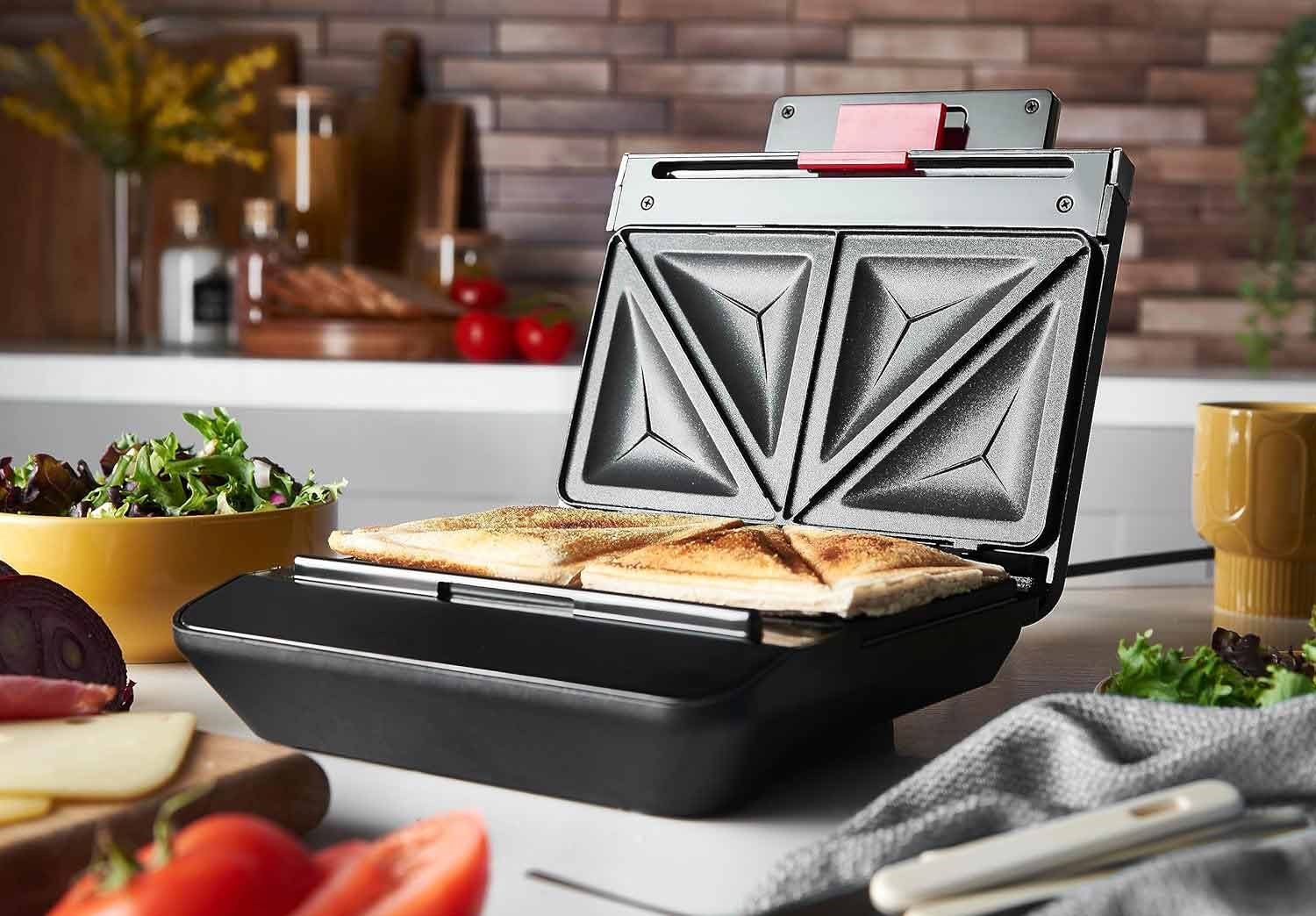 Bild von Russel Hobbs Sandwichtoaster Creations Easy Clean / 750W / schwarz matt