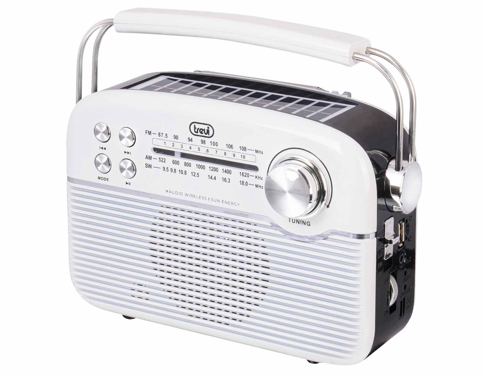 Bild von Retro Solarradio RA 7F50 BT sw/ws / MP3/AM/FM/SW