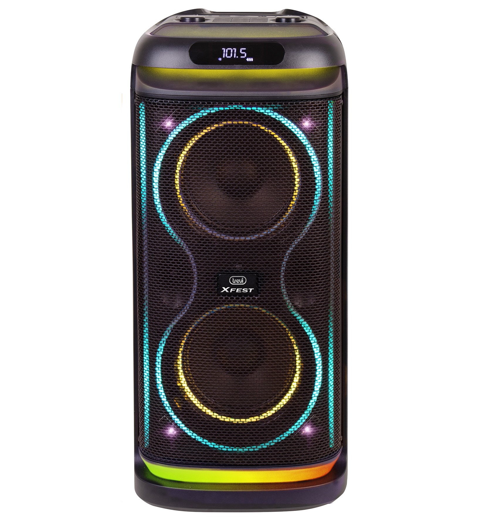 Bild von XFest Kabelloser Lautsprecher XF 650 KB / 100W / Disco Licht / USB / Micro SD / AUX-IN / TWS