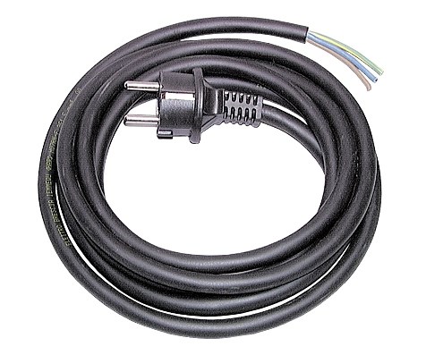 Bild von Gummianschlussleitung H05RR-F / 3x1,5 / 3m / schwarz