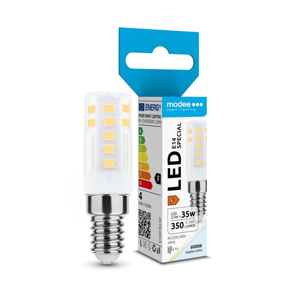 Bild von LED Spezial Keramik Kühlschrankbirne 350lm / 3,5W / E14 / 220-240V / 360° / 6.000K / tw