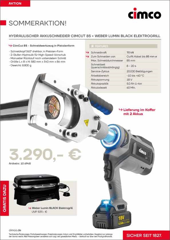 Bild von  CIMCO Sommeraktion 2025