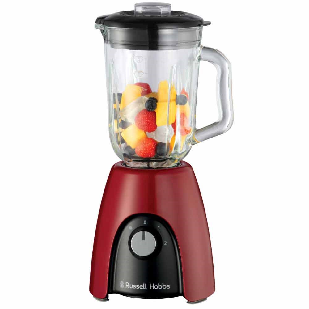 Bild von Desire Glas-Standmixer mit 2 Geschwindigkeitsstufen, Impuls-/Ice-Crush-Funktion, 1,5 l Glasbehälter / max. 850 Watt