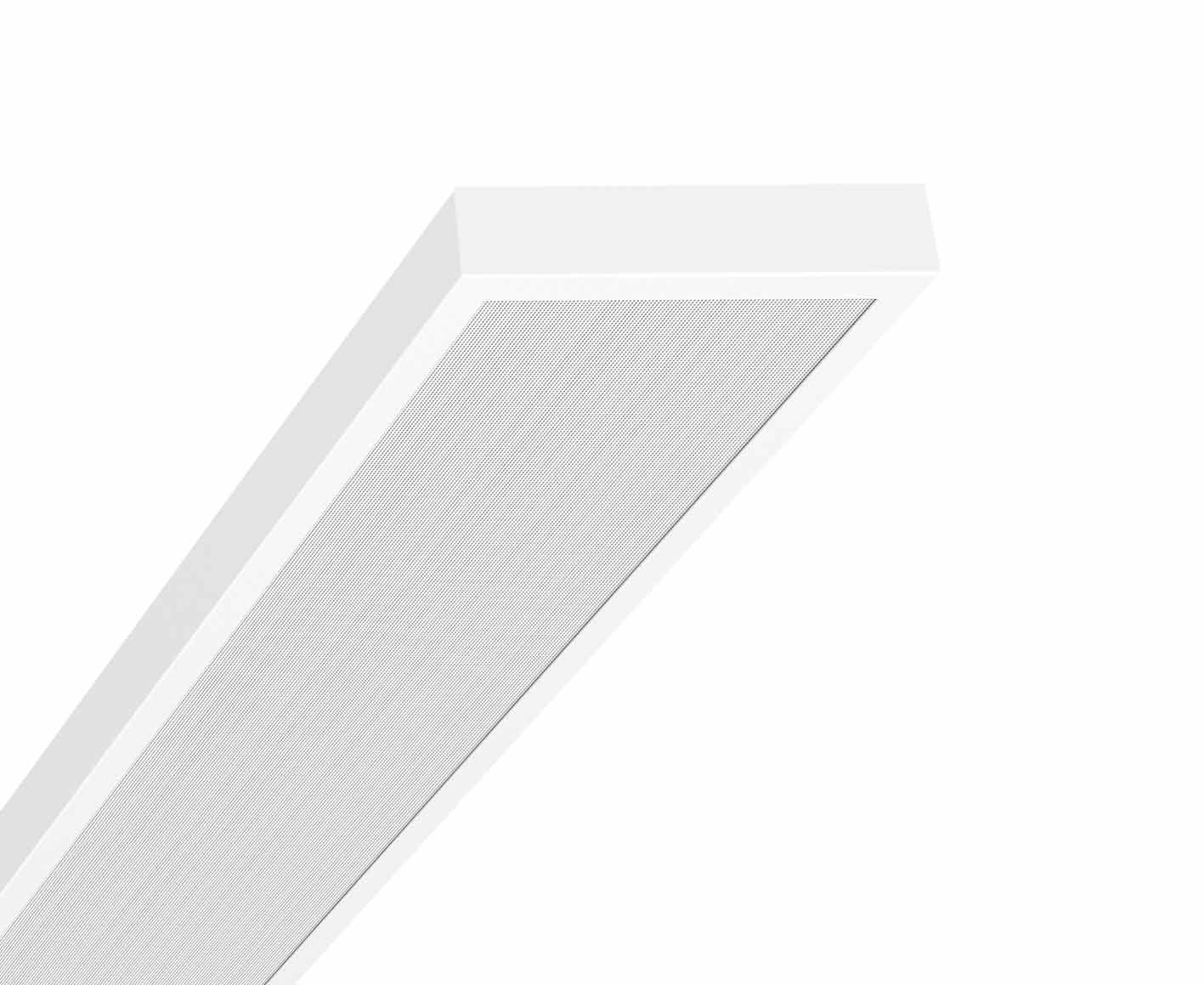 Bild von LED Anbauleuchte Lowea IP40 / 40W-26W / 3.000K+4.000K / 1562x325x61mm / weiß
