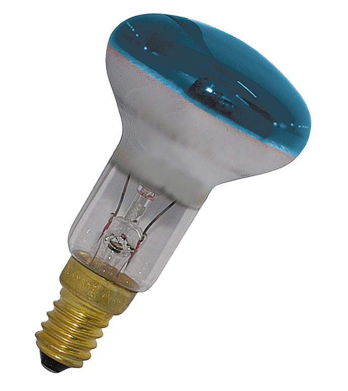 Bild von Reflektorlampe farbig R50 blau 40W / E14 / 230V